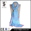 2015 the new design lady beautiful georgette silk scarf with hand roll hem                        
                                                Quality Choice